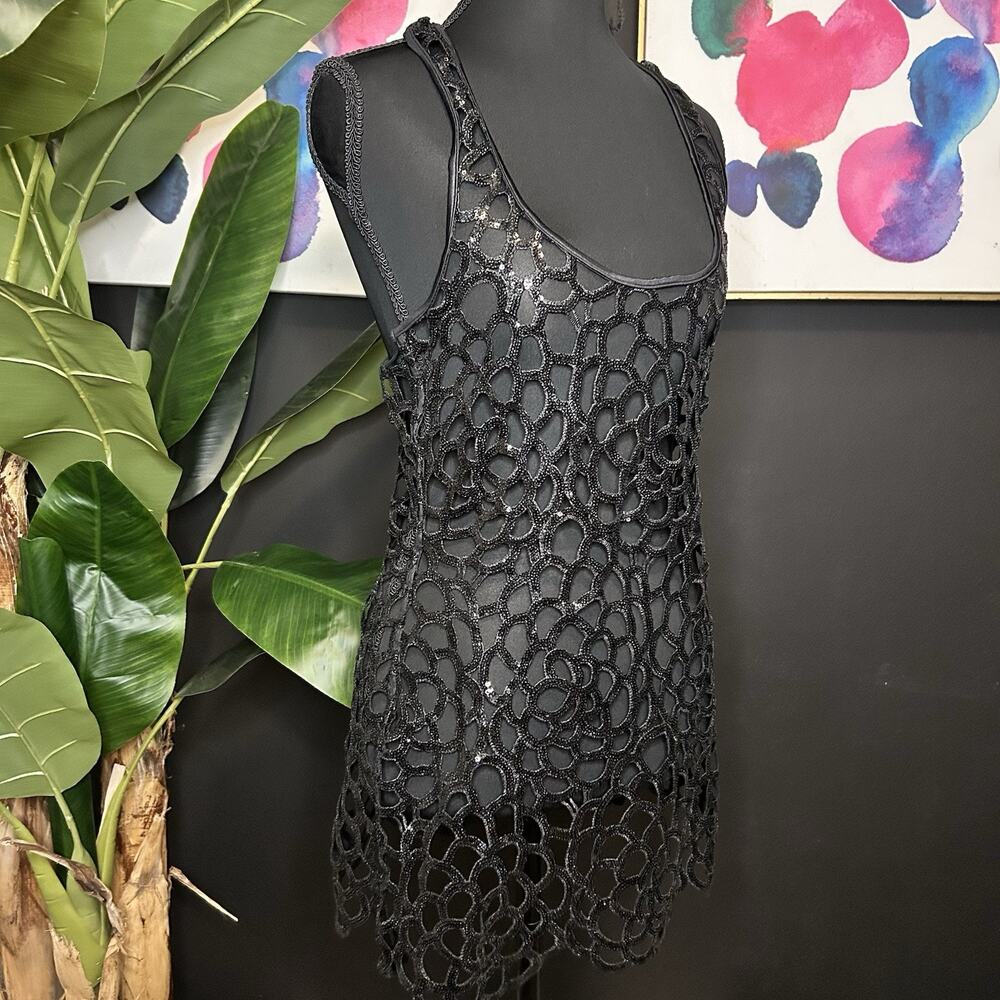 Agent Provocateur Sequin Embellished Cut-out Mini Dress Size 2 NWT - Picture 3 of 6